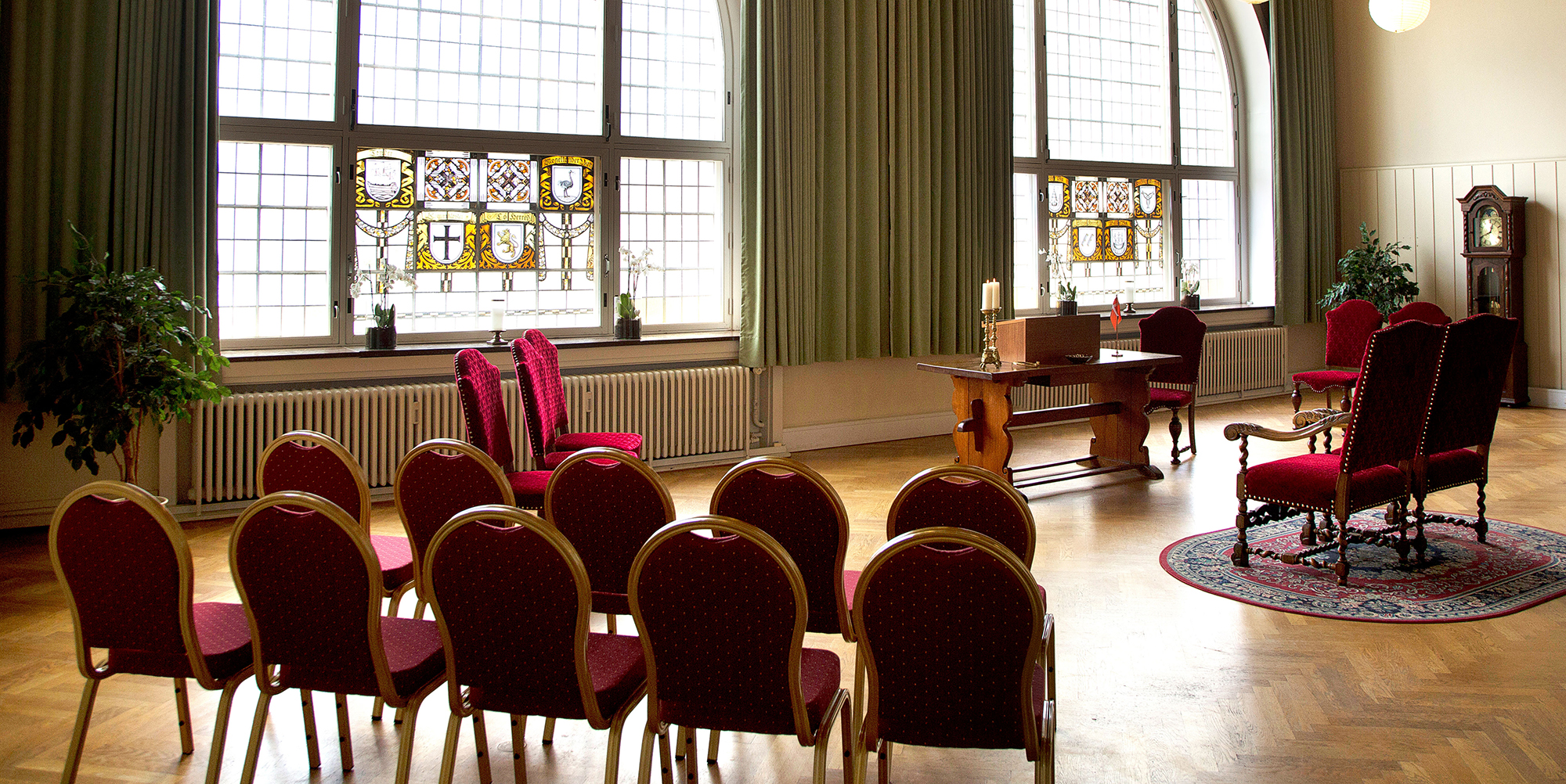 Lokalet hvor vielserne foregår