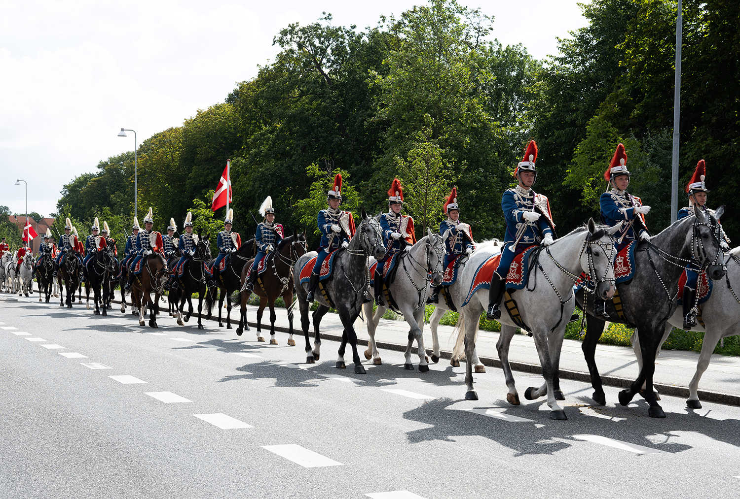Garderhusarerne til hest