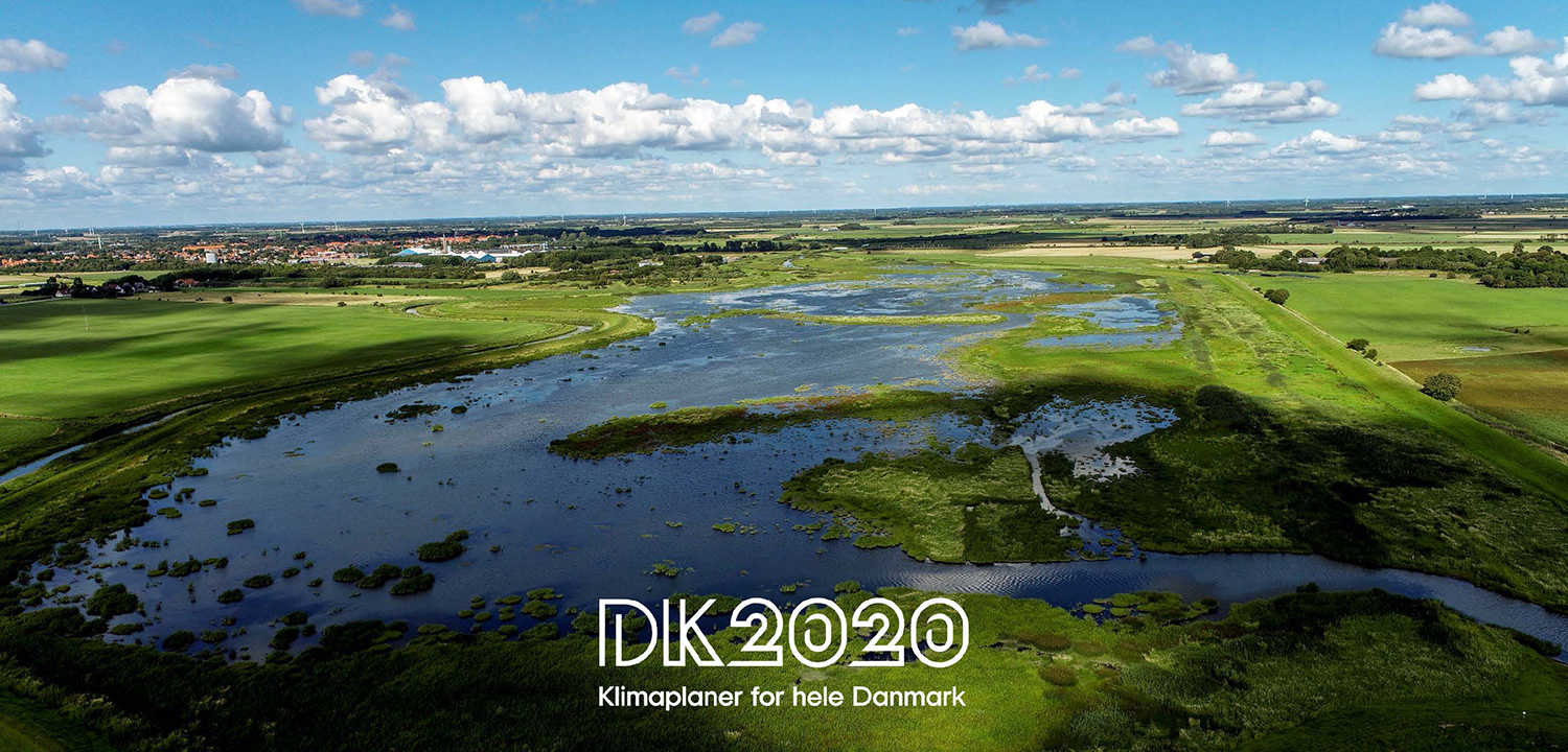 Dronebillede af marsken