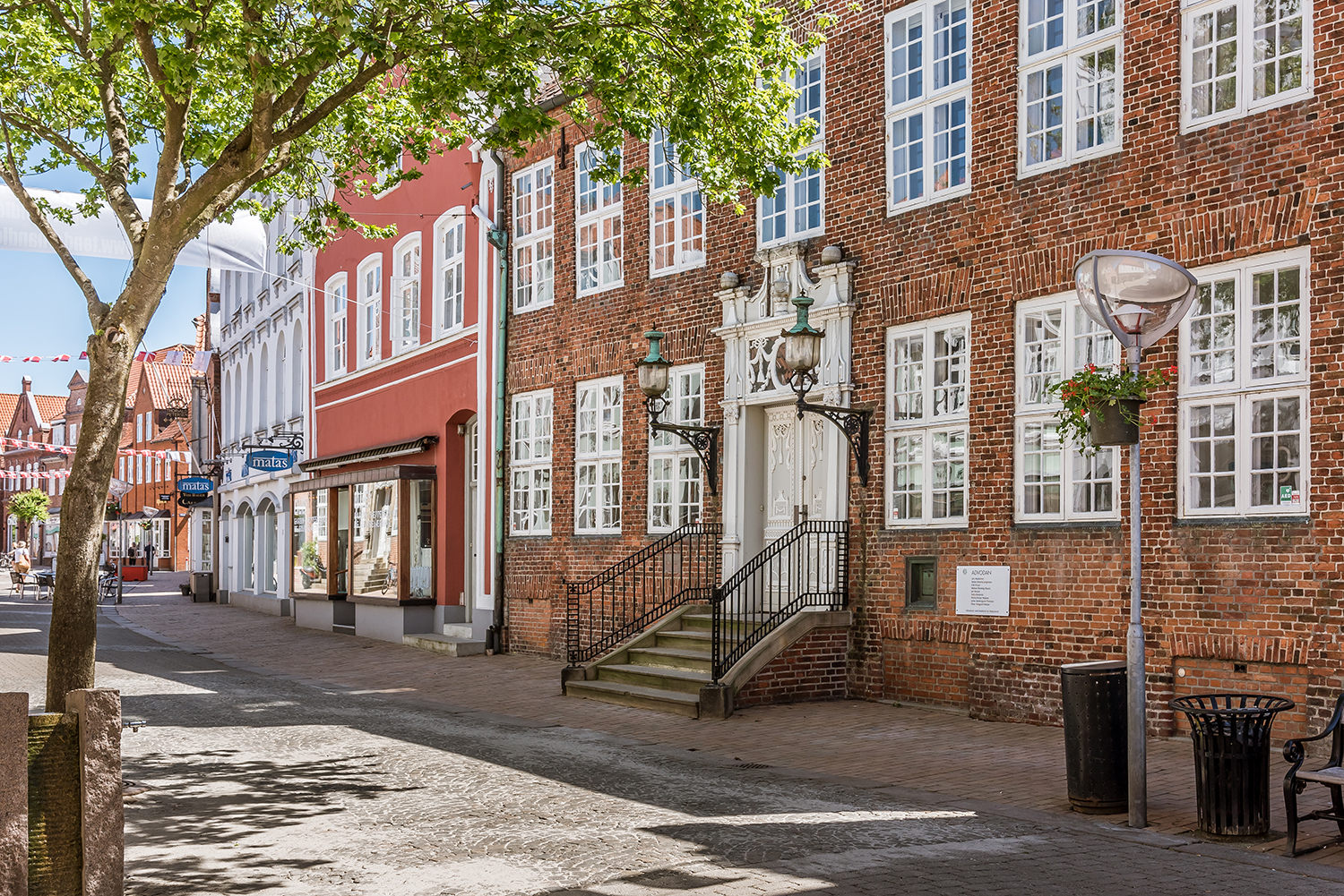 Bevaringsværdige bygninger i Tønder gågade